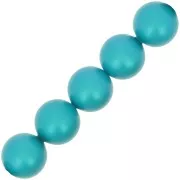Perles nacrées PureCrystal 5810 6 mm - Crystal Iridescent Dark Turquoise Pearl x10
