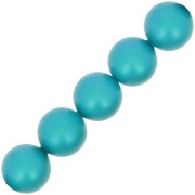 PureCrystal 5810 8 mm - Crystal Iridescent Dark Turquoise Pearl x5|raw }}