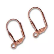 Ganchos cerrados conchas 18 mm cobrizo antiguo x2