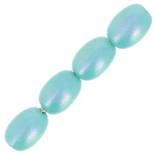 PureCrystal Perla Grano de Arroz 5824 4 mm Iridiscente L.Turquesa Perla x20