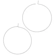 Criollas para decorar 35 mm - Plateado fino x2