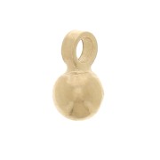 Colgante de bola de 3 mm - 3 micras chapado en oro x1|raw }}