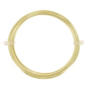 Hilo de cobre 0.90 mm Dorado claro x 8m