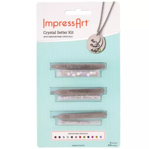 Kit de engaste - cristales de piedra de nacimiento - Impress Art