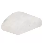 Cuenta de gema de 2 agujeros 12x8 mm - Piedra luna x1