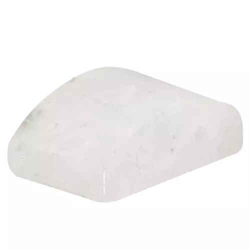 Cuenta de gema de 2 agujeros 12x8 mm - Piedra luna x1
