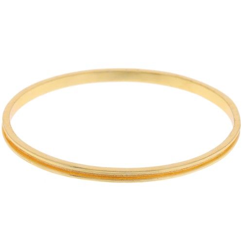 Brazalete 4x65 mm para tejer Delica 15/0 - 1 fila 1,5 mm - Dorado x1