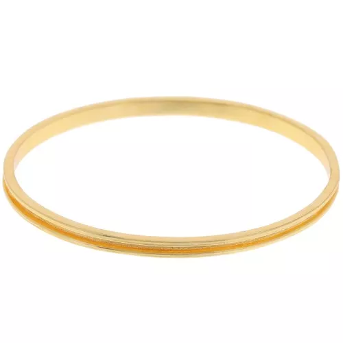Brazalete 4x65 mm para tejer Delica 15/0 - 1 fila 1,5 mm - Dorado x1