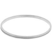 Pulsera 4x65 mm para tejido Delica 15/0 - 1 fila 1,5 mm - Plata x1|raw }}