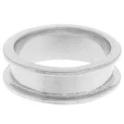 Anillo para tejer Delica 11/0 - 2 filas 3,8 mm - Talla 56 - Plata x1