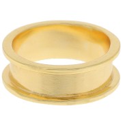 Anillo para tejer Delica 11/0 - 3 filas 5,1 mm - Talla 47 - Dorado x1