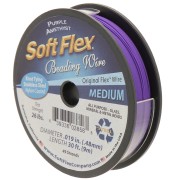 Cable metálico 49 hebras 0,48 mm - Soft Flex Medium - Morado x9m