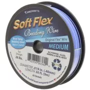 Cable metálico 49 hebras 0,48 mm - Soft Flex Medium - Azul claro x9m
