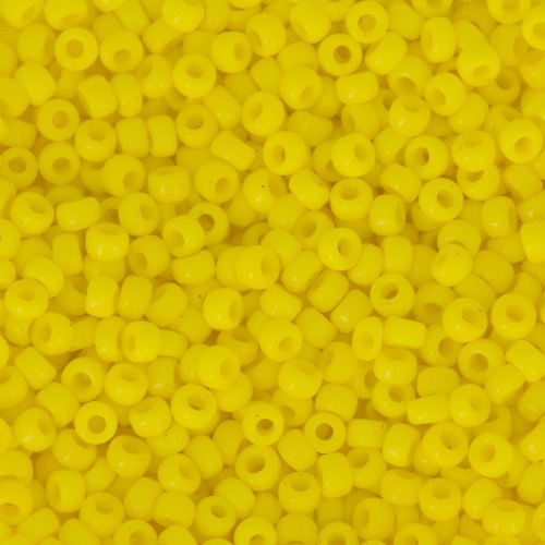 Cuentas Rocalla Miyuki 11/0 404 - Amarillo opaco x 100 g
