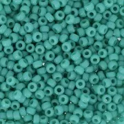 Cuentas Rocalla Miyuki 11/0 412 - Verde turquesa opaco x 100 g