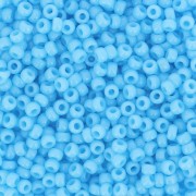 Cuentas Rocalla Miyuki 11/0 413 - Azul turquesa opaco x 100 g