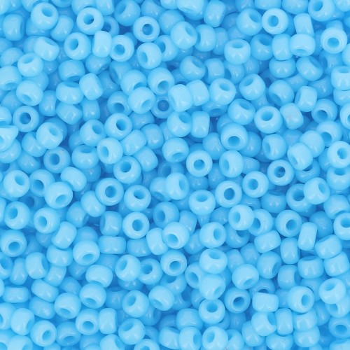 Cuentas Rocalla Miyuki 11/0 413 - Azul turquesa opaco x 100 g