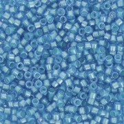 Miyuki Delica 11/0 DB1709 - Mint Pearl Lined Azure x8g|raw }}