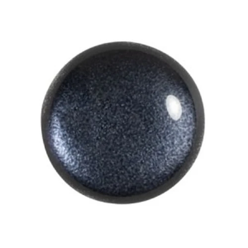Cabujón redondo de vidrio de Puca® 18 mm - Ice Slushy Regaliz x1