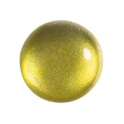 Cabujón de vidrio redondo de Puca® 18 mm - Piña helada x1