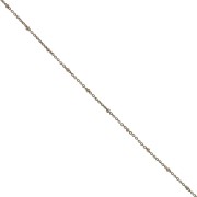 Cadena de eslabones Forçat de 1,9 mm con cuentas aplanadas - Bronce x50cm|raw }}