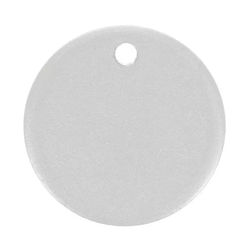 Dije redondo 10 mm - espesor 0,8 mm - Plata 925 mate x1