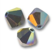 Toupies en cristal PureCrystal 5328 4 mm Jet AB x50