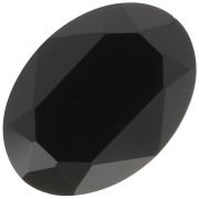 Cabujón Oval Aurora A4120 18x13 mm - Azabache x1|raw }}