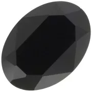 Cabujón Oval Aurora A4120 18x13 mm - Azabache x1