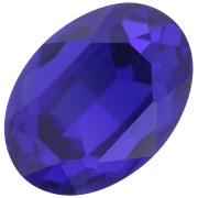 Cabujón oval Aurora A4120 18x13 mm - Azul Capri x1