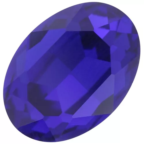Cabujón oval Aurora A4120 18x13 mm - Azul Capri x1