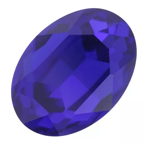 Cabujón oval Aurora A4120 14x10 mm - Azul Capri x1