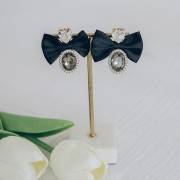 Aurora A4120 Cabujón Ovalado 14x10 mm - Diamante Negro x1