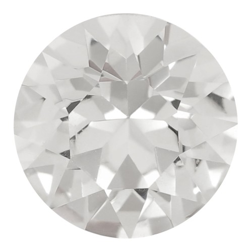 Cabujón redondo Aurora A1088 6 mm - Cristal x1