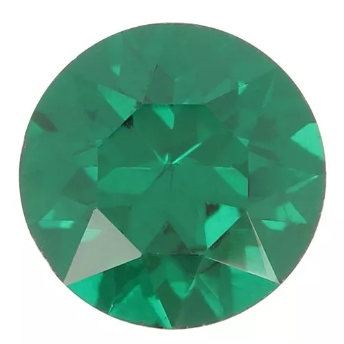 Cabochon rond Aurora A1088 6 mm - Esmeralda x1