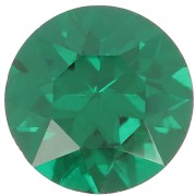 Cabochon rond Aurora A1088 8 mm - Esmeralda x1