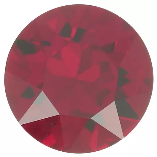 Cabochon rond Aurora A1088 8 mm - Rubí x1