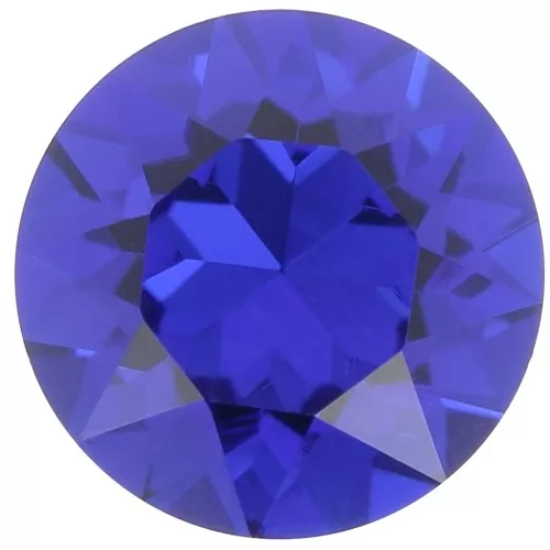 Cabochon rond Aurora A1088 8 mm - Azul Capri x1
