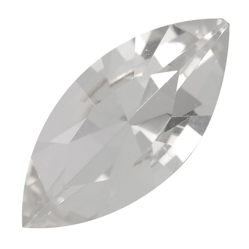 Cabujón navette Aurora A4200 10x5 mm - Cristal x1