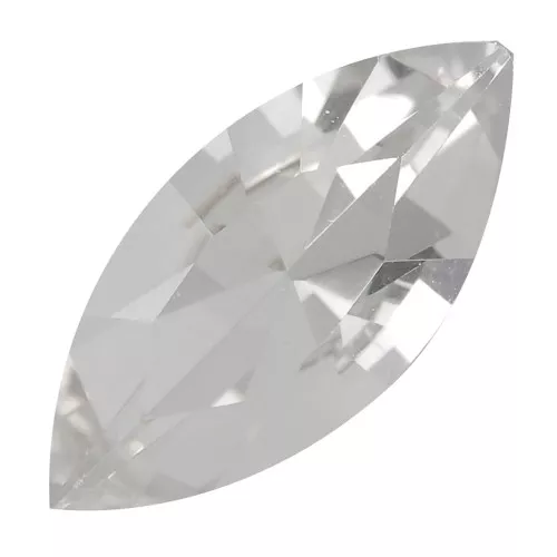 Cabujón navette Aurora A4200 10x5 mm - Cristal x1