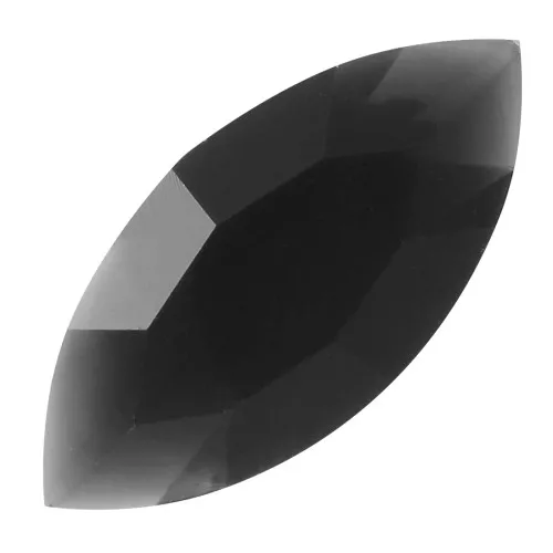 Cabujón navette Aurora A4200 10x5 mm - Azabache x1