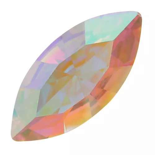 Cabujón navette Aurora A4200 10x5 mm - Cristal AB x1