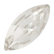 Cabujón navette Aurora A4200 10x5 mm - Crystal Silver Shade x1