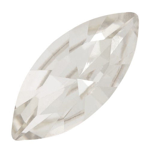 Cabujón navette Aurora A4200 10x5 mm - Crystal Silver Shade x1