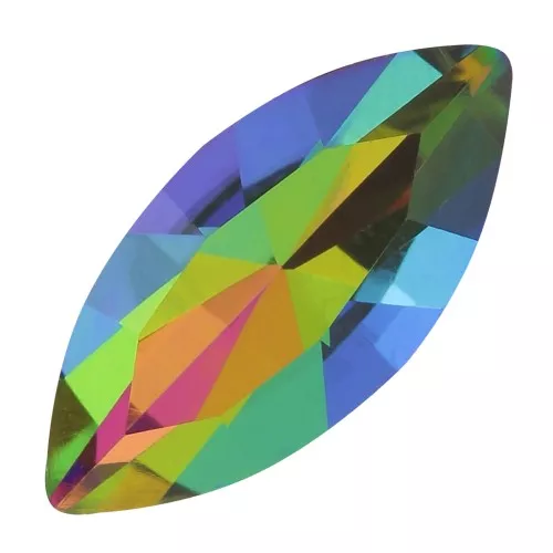 Cabujón navette Aurora A4200 10x5 mm - Cristal Vitrail Medium x1