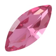 Cabujón navette Aurora A4200 10x5 mm - Rosa x1