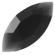 Cabujón navette Aurora A4200 15x7 mm - Azabache x1