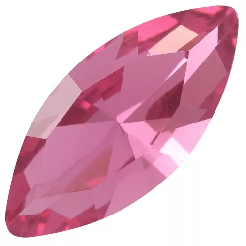 Cabujón navette Aurora A4200 15x7 mm - Rosa x1