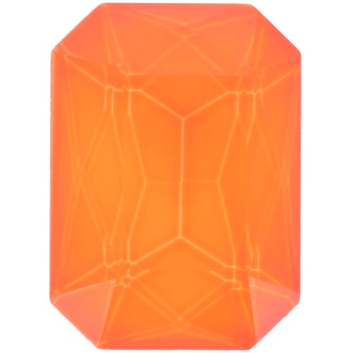 Aurora Octágono Cabujón A4627 18x13 mm - Cristal Naranja Eléctrico x1