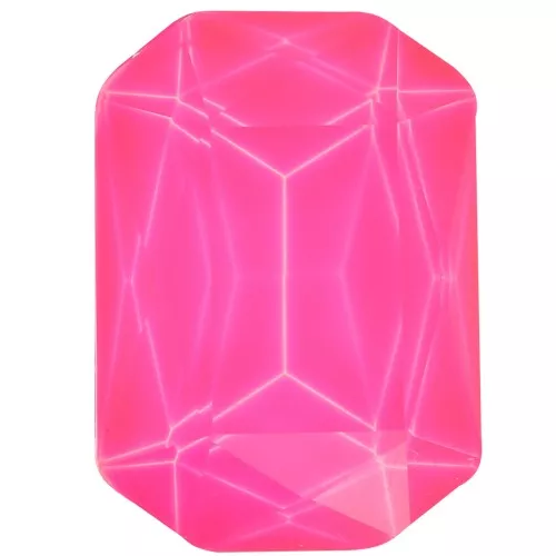 Aurora A4627 18x13 mm Octágono Cabujón - Crystal Electric Pink x1